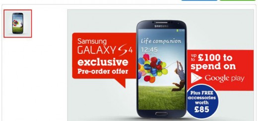 The most eager of us can now pre-order Samsung Galaxy S4 from every big carrier in UK.