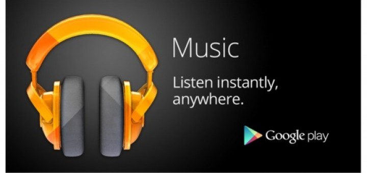 New music subscription services provides by Google
