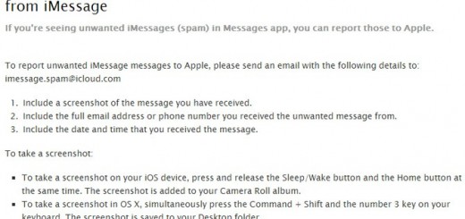 New spam reporting system by Apple available for users of iOS 5 and newer updates