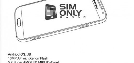 Samsung Galaxy Note 3 sketch from user manual