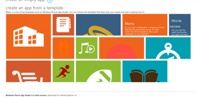 Windows Phone App Studio is the new web-based tool for developers