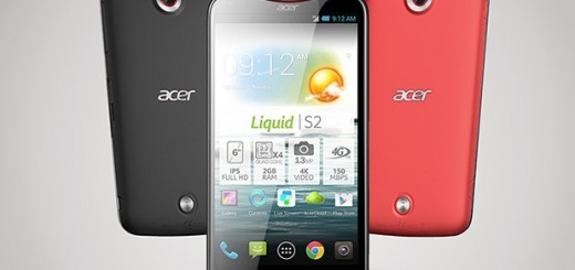 Acer Liquid S2 appears officially for first time in the mobile world