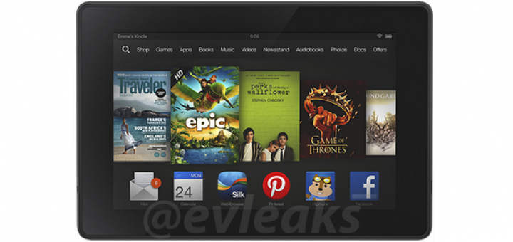 Next generation Amazon Kindle Fire tablet appears in render photos
