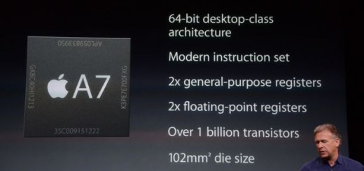 iPhone 5S works with 64-bit A7 chipset under the hood