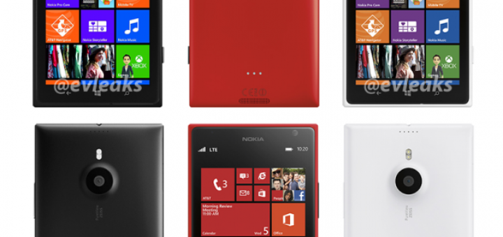 AT&T branded Lumia 1520 and Verizon branded Lumia 2520 appear in render photos