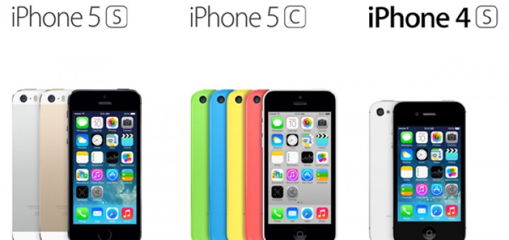 iPhone 5S iPhone 5C and iPhone 4S