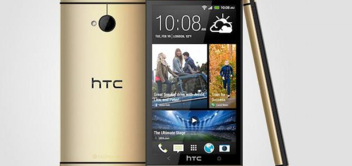 HTC One in gold-colored shell will be launched soon