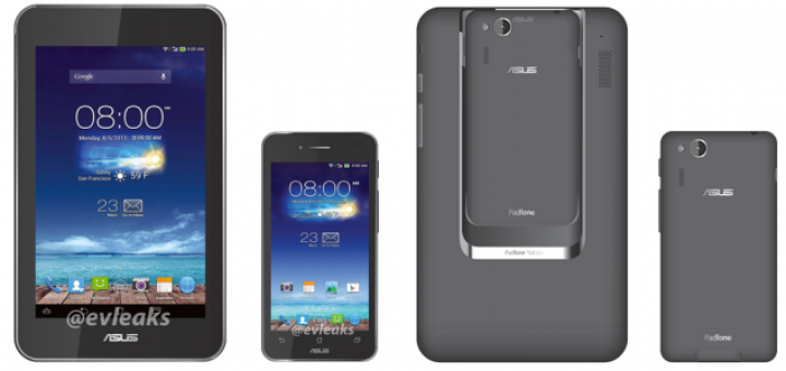 PadFone mini 4.3 captured in render photos that emerged on the web