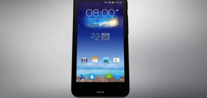 ASUS PadFone mini front view of the phone
