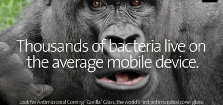 Antimicrobial Corning Gorilla Glass is unveiled at CES 2014