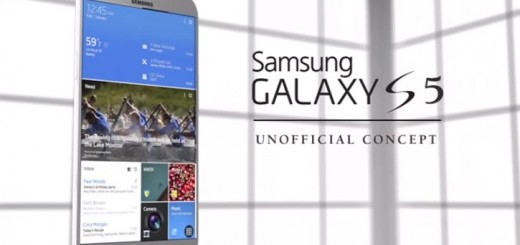 a new concept of the Galaxy S5 flagship model
