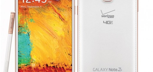 Samsung Galaxy Note 3 Rose Gold White released by Verizon