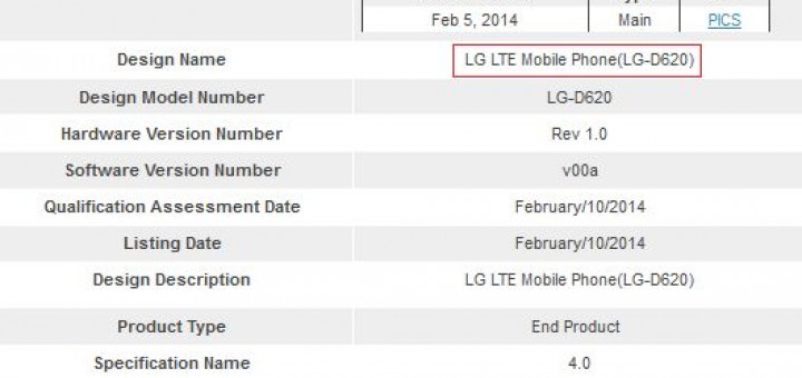 LG G2 Mini revealed in a leak from the database of Bluetooth SIG